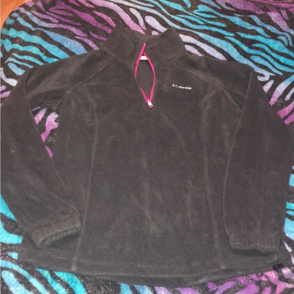 Columbia full fleece 3/4 zip pullover